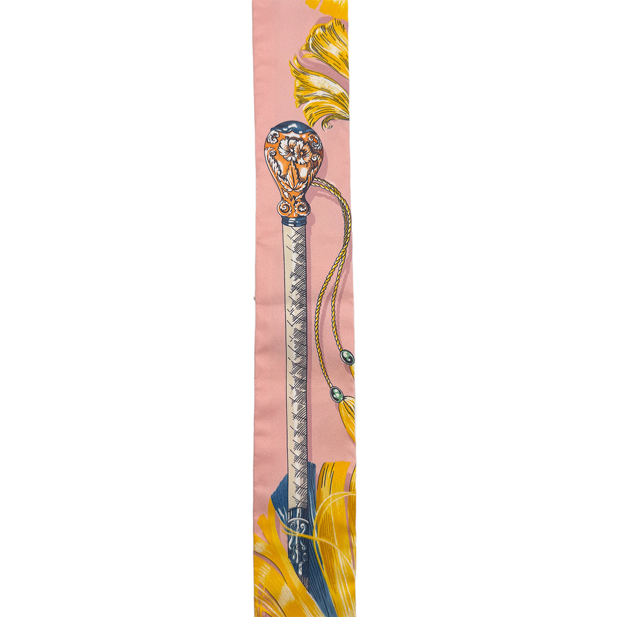 HERMES TWILLY CAVALCADES SCARF MULTICOLOR SILK 90295849