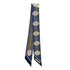 HERMES TWILLY LIFT PROFILE SCARF BLUE YELLOW SILK 90295852 - PURPOSE