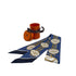 HERMES TWILLY LIFT PROFILE SCARF BLUE YELLOW SILK 90295852 - PURPOSE