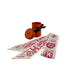 HERMES TWILLY KELLY EN PERLES SCARF IVORY PINK SILK 90295854 - PURPOSE