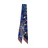 HERMES TWILLY LES FOLIES DU CIEL SCARF BLUE SILK 90295855 - PURPOSE