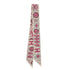 HERMES TWILLY KELLY EN PERLES SCARF IVORY PINK SILK 90295856 - PURPOSE