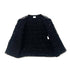 CHANEL COCO BUTTON TWEED KNIT CARDIGAN BLACK BEIGE WOOL 38 05A RTW 90295858