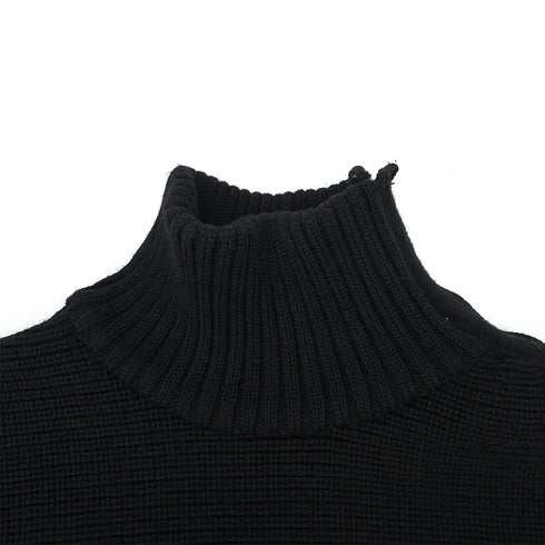 CHANEL SPORTS LINE COCOMARK KNIT BLACK WOOL 38 02A RTW 90295859