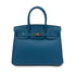 HERMES BIRKIN 30 COBALT TOGO HAND BAG □Q SHW 90296042 - PURPOSE