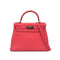 HERMES KELLY 28 RETOURNE ROSE LIPSTICK TAURILLON CLEMENCE HAND SHOULDER BAG □Q SHW 90296045 - PURPOSE