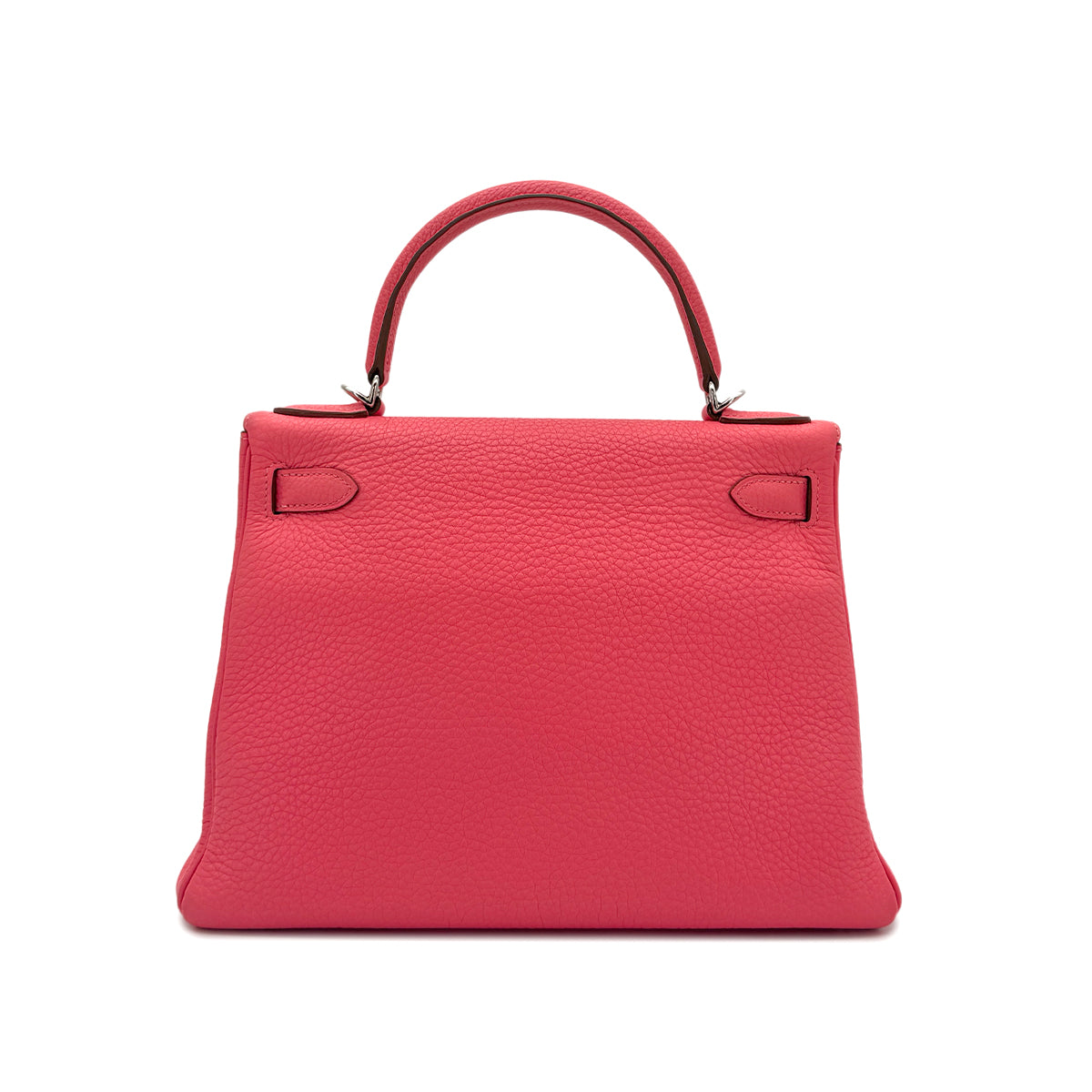 HERMES KELLY 28 RETOURNE ROSE LIPSTICK TAURILLON CLEMENCE HAND SHOULDER BAG □Q SHW 90296045