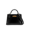 HERMES MINI KELLY 2 BLACK BOX CALF HAND SHOULDER BAG U GHW 90296046 - PURPOSE