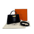 HERMES MINI KELLY 2 BLACK BOX CALF HAND SHOULDER BAG U GHW 90296046 - PURPOSE