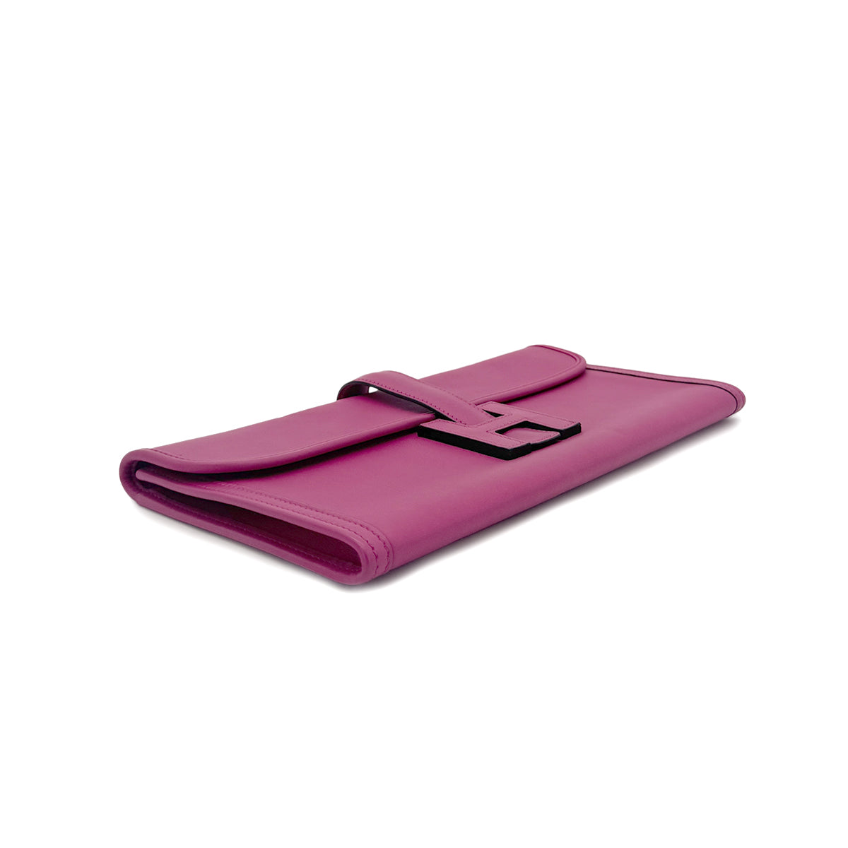HERMES JIGE ELAN 29 ROSE PURPLE VEAU SWIFT CLUTCH BAG A 90296050