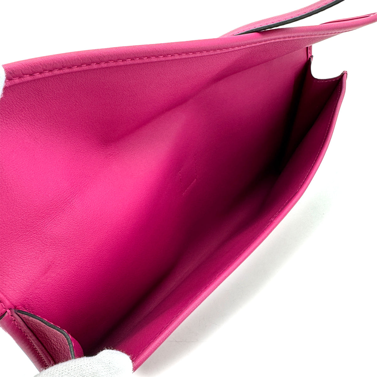 HERMES JIGE ELAN 29 ROSE PURPLE VEAU SWIFT CLUTCH BAG A 90296050