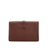 HERMES JIGE PM MARRON FONCE COURCHEVEL CLUTCH BAG 〇X 90296051 - PURPOSE