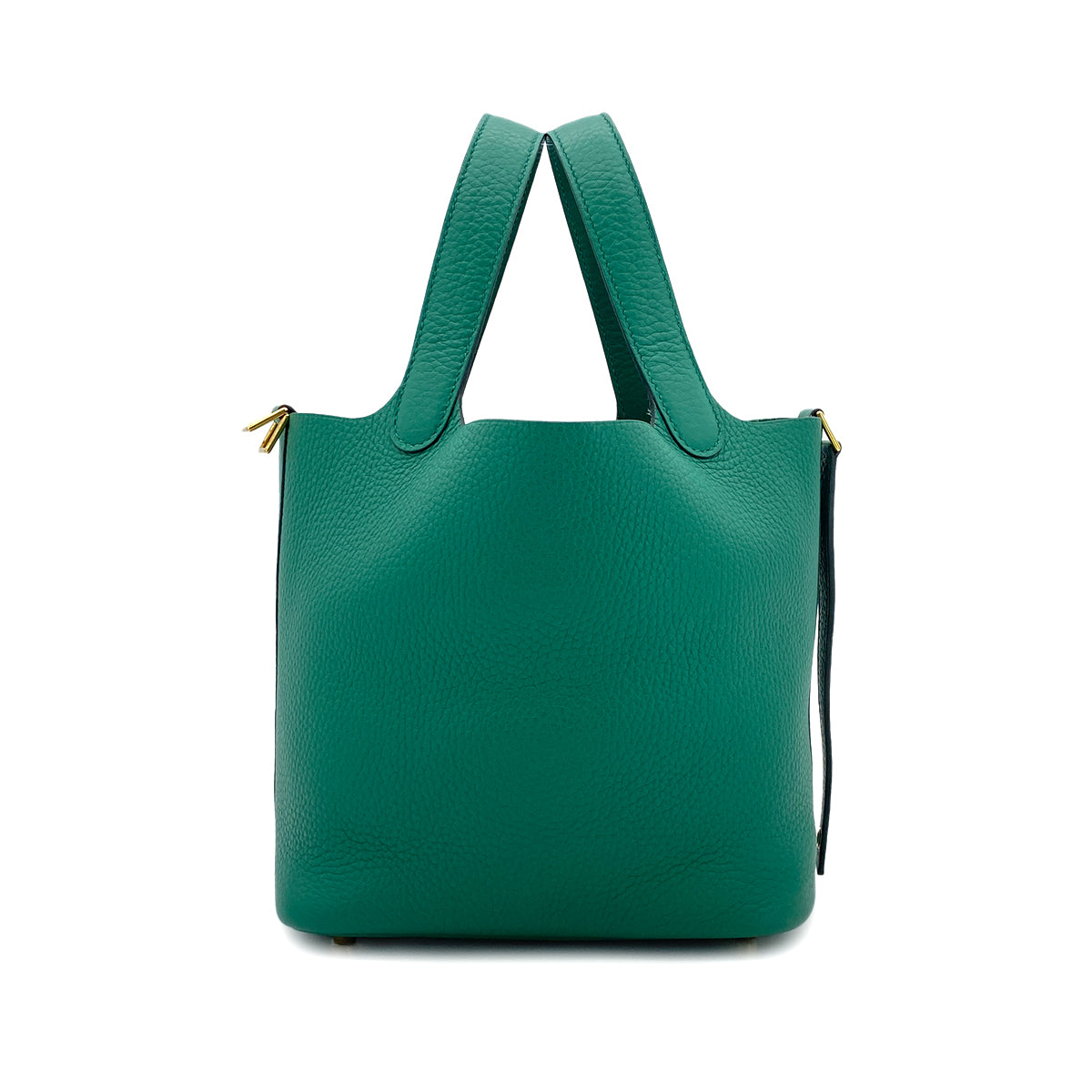 HERMES PICOTIN LOCK PM VERT VERTIGO TAURILLON CLEMENCE HAND BAG B GHW 90296053
