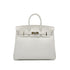 HERMES BIRKIN 25 WHITE VEAU EPSOM HAND BAG □M SHW 90296199 - PURPOSE