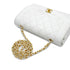 CHANEL VINTAGE DIANA MEDIUM CHAIN SHOULDER BAG WHITE CAVIAR SKIN 90296204 - PURPOSE