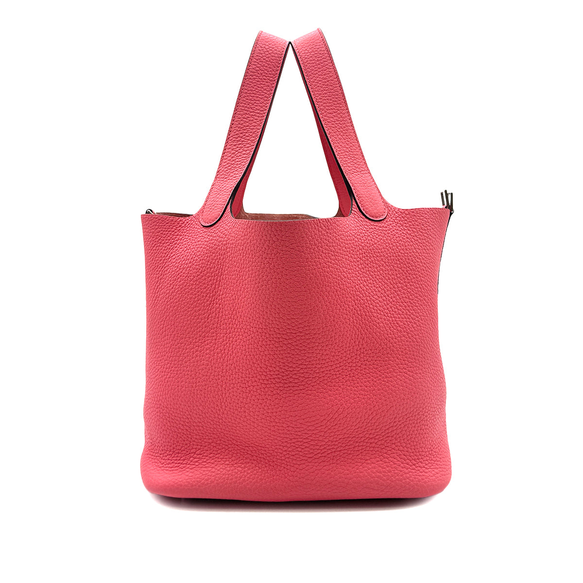 HERMES PICOTIN LOCK MM ROSE AZALEE TAURILLON CLEMENCE HAND BAG Y SHW 90296225