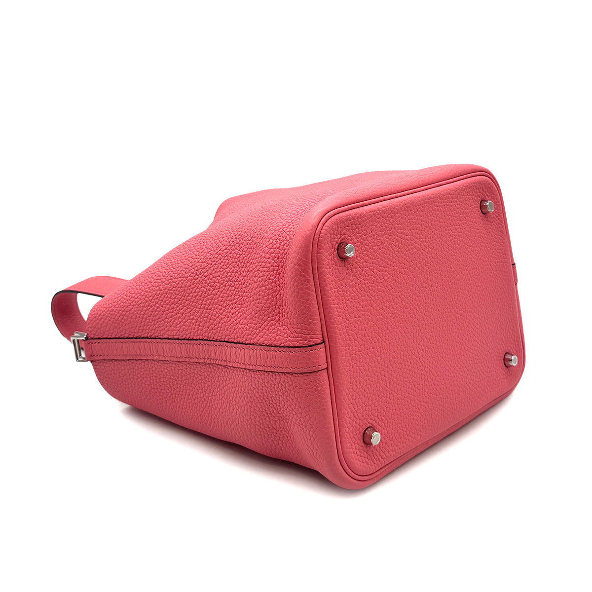 HERMES PICOTIN LOCK MM ROSE AZALEE TAURILLON CLEMENCE HAND BAG Y SHW 90296225
