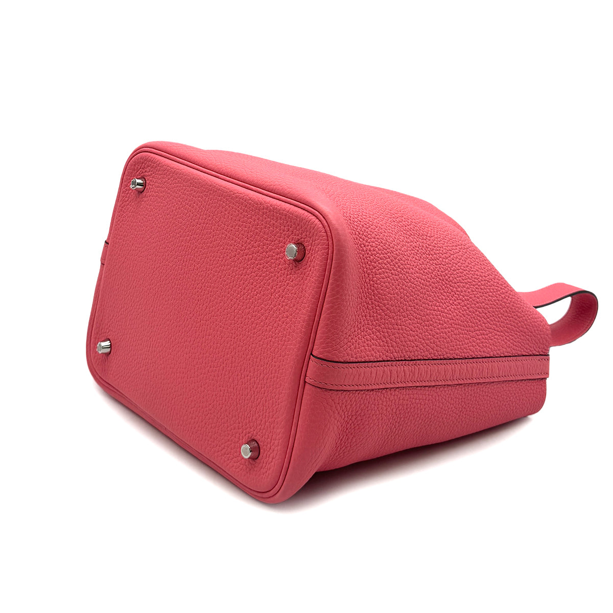 HERMES PICOTIN LOCK MM ROSE AZALEE TAURILLON CLEMENCE HAND BAG Y SHW 90296225