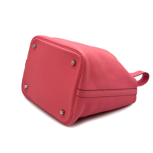 HERMES PICOTIN LOCK MM ROSE AZALEE TAURILLON CLEMENCE HAND BAG Y SHW 90296225 - PURPOSE