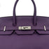 HERMES BIRKIN 35 ULTRAVIOLET TAURILLON CLEMENCE HAND BAG □P SHW 90296226 - PURPOSE