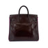 HERMES HAUT A COURROIES 28 BICOLOR CHOCOLAT CYCLAMEN BOX CALF HAND BAG ▢I SHW 90296251 - PURPOSE