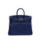 HERMES BIRKIN 25 BLEU SAPHIR TAURILLON NOVILLO HAND BAG D SHW 90296448 - PURPOSE