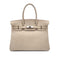 HERMES BIRKIN 30 BEIGE TAURILLON CLEMENCE HAND BAG □H SHW 90296450 - PURPOSE