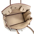 HERMES BIRKIN 30 BEIGE TAURILLON CLEMENCE HAND BAG □H SHW 90296450 - PURPOSE
