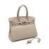 HERMES BIRKIN 30 BEIGE TAURILLON CLEMENCE HAND BAG □H SHW 90296450 - PURPOSE
