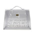 HERMES VINYL KELLY SOUVENIR DE L' EXPOSITION 1997 CLEAR HAND BAG 90296451 - PURPOSE