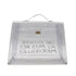 HERMES VINYL KELLY SOUVENIR DE L' EXPOSITION 1997 CLEAR HAND BAG 90296451 - PURPOSE