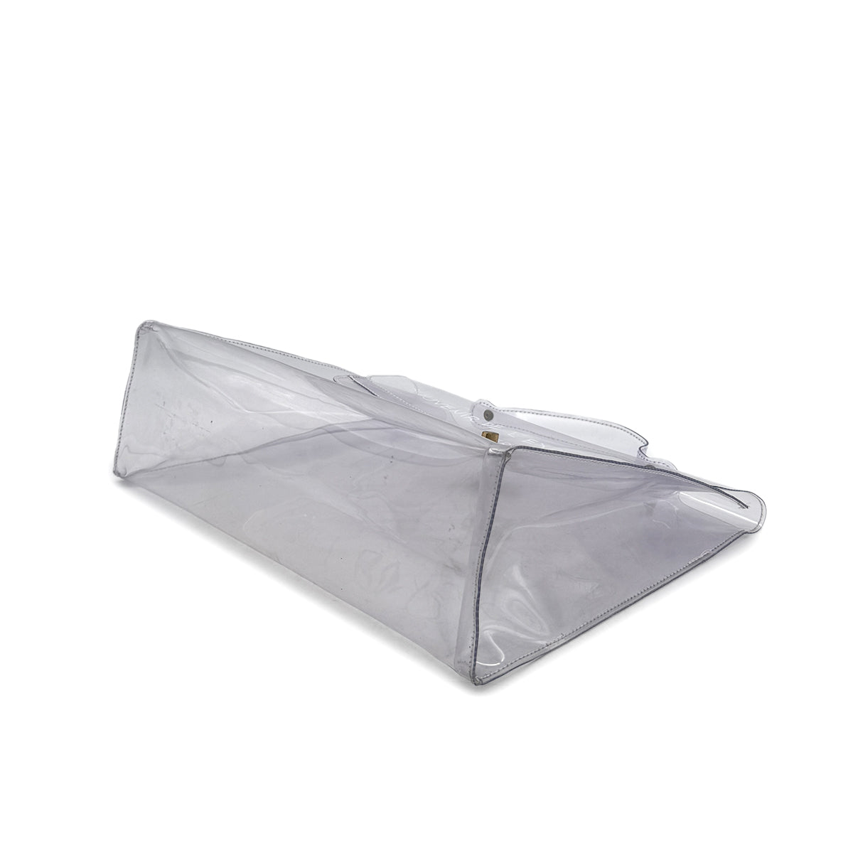 HERMES VINYL KELLY SOUVENIR DE L' EXPOSITION 1997 CLEAR HAND BAG 90296451