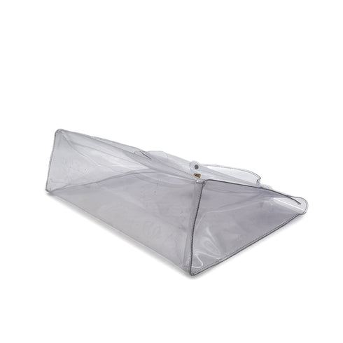 HERMES VINYL KELLY SOUVENIR DE L' EXPOSITION 1997 CLEAR HAND BAG 90296451 - PURPOSE