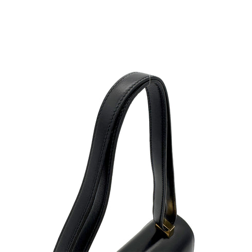 HERMES CONSTANCE 23 BLACK BOXCALF SHOULDER BAG 〇U GHW 90296452 - PURPOSE
