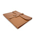 HERMES JIGE GM GOLD COUCHEVEL CLUTCH BAG V 90296454 - PURPOSE