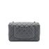 CHANEL MINI MATELASSE 20 CHAIN SHOULDER BAG GRAY LAMB SKIN 90296455 - PURPOSE