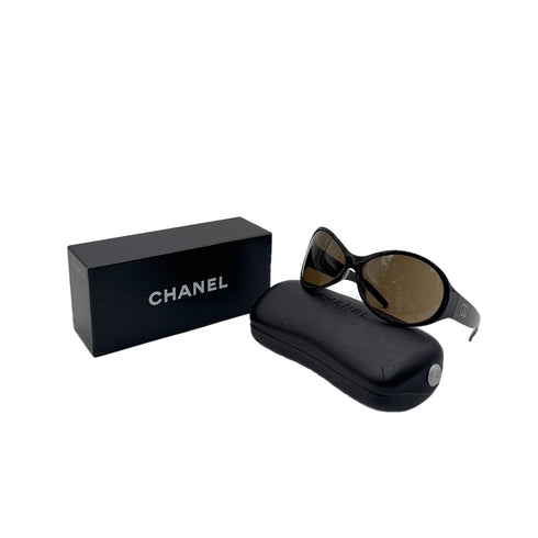 CHANEL SUNGLASSES COCOMARK DARK BROWN EYEWEAR 90296458 - PURPOSE