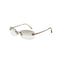 CHANEL SUNGLASSES COCOMARK CLEAR GOLD EYEWEAR 90296459 - PURPOSE
