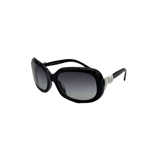 CHANEL SUNGLASSES COCOMARK RIBBON BLACK WHITE EYEWEAR 90296461 - PURPOSE