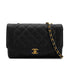 CHANEL VINTAGE DIANA MEDIUM CHAIN SHOULDER BAG BLACK CAVIAR SKIN 90296556 - PURPOSE
