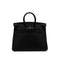 HERMES BIRKIN 25 BLACK TAURILLON CLEMENCE HAND BAG □M SHW 90296558 - PURPOSE