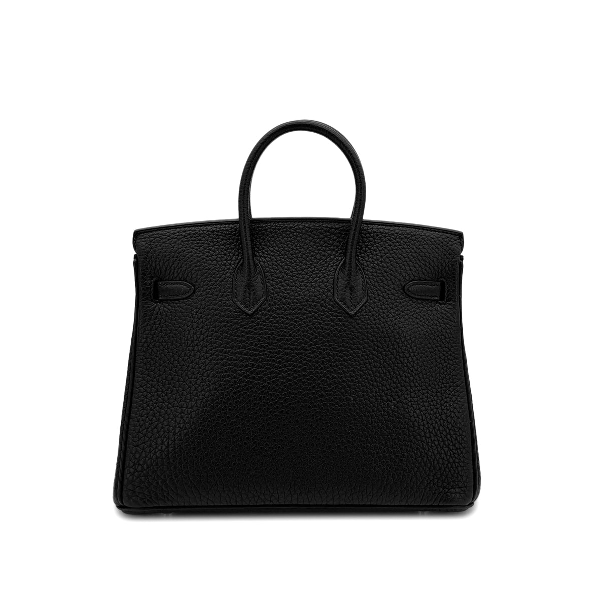 HERMES BIRKIN 25 BLACK TAURILLON CLEMENCE HAND BAG □M SHW 90296558