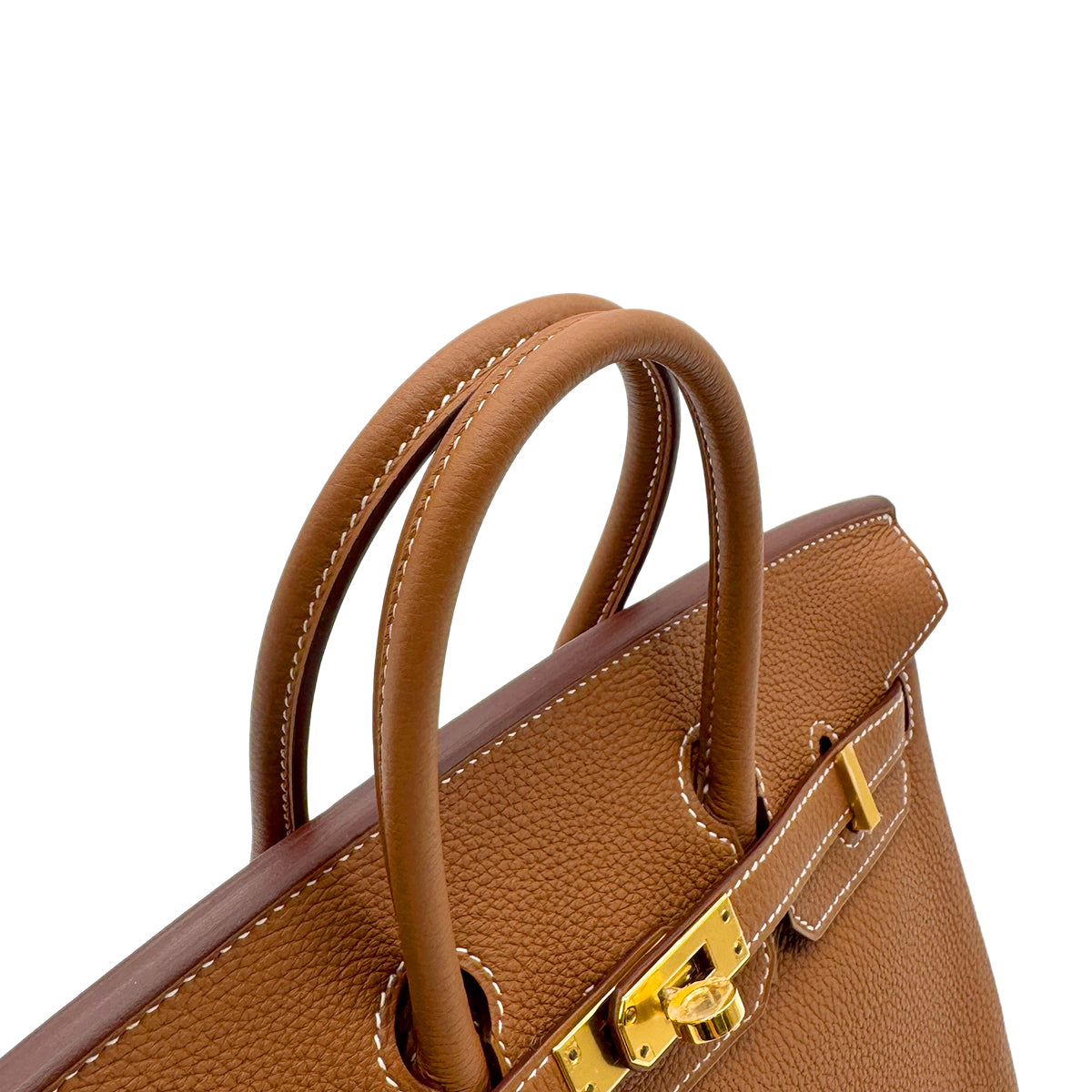 HERMES BIRKIN 25 GOLD TOGO HAND BAG D GHW 90296559