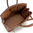 HERMES BIRKIN 25 GOLD TOGO HAND BAG D GHW 90296559 - PURPOSE