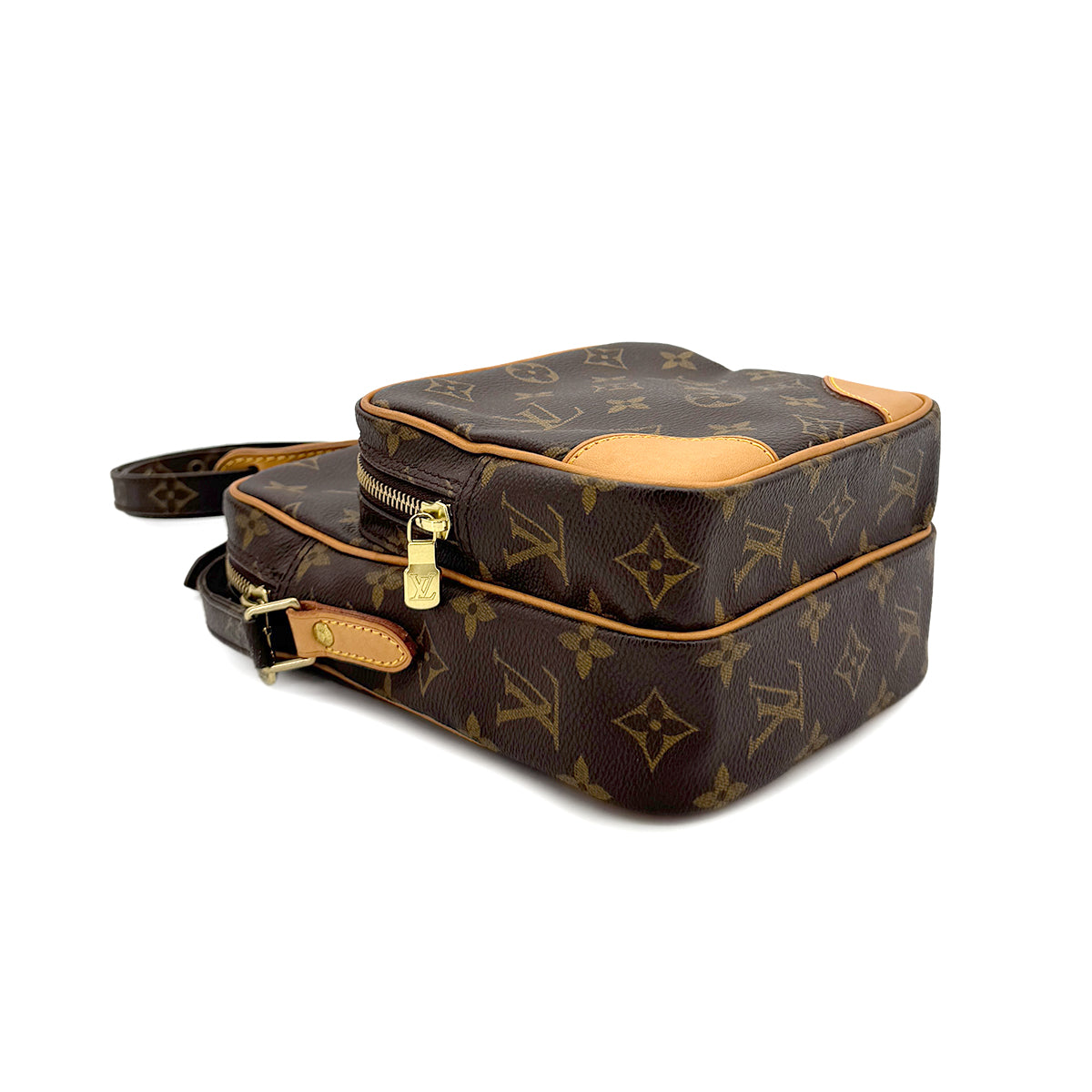 LOUIS VUITTON MONOGRAM AMAZONE SHOULDER BAG BROWN MONOGRAM CANVAS M45236 90296561