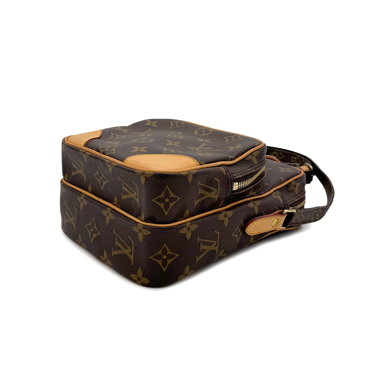 LOUIS VUITTON MONOGRAM AMAZONE SHOULDER BAG BROWN MONOGRAM CANVAS M45236 90296561
