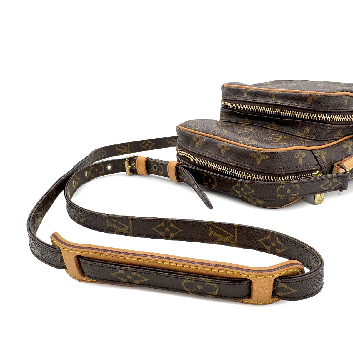 LOUIS VUITTON MONOGRAM AMAZONE SHOULDER BAG BROWN MONOGRAM CANVAS M45236 90296561