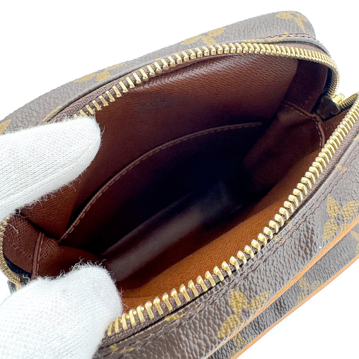 LOUIS VUITTON MONOGRAM AMAZONE SHOULDER BAG BROWN MONOGRAM CANVAS M45236 90296561