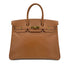 HERMES BIRKIN 35 GOLD COURCHEVEL HAND BAG □D GHW 90296562 - PURPOSE