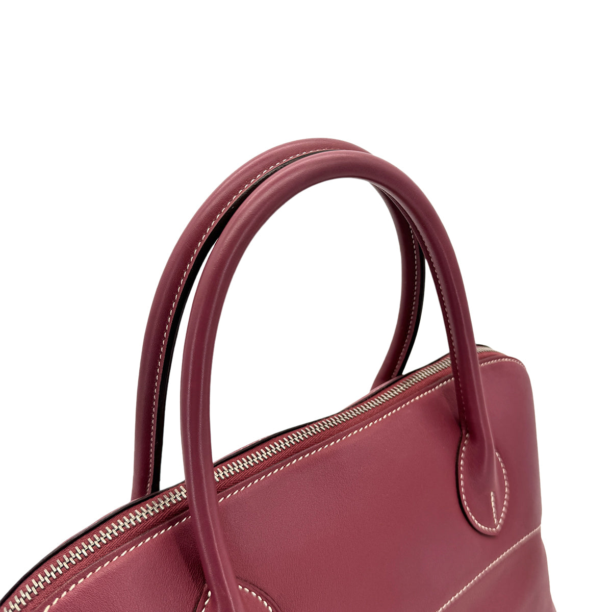 HERMES BOLIDE RELAX 35 ROSE WOOD VEAU SIKKIM HAND BAG □O SHW 90296563